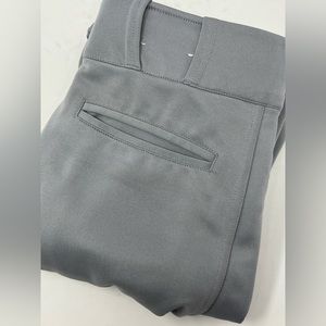 Grey/Black Champro Small Adult Baseball Pants Lot Moderate Wear Used Clean GHM4.